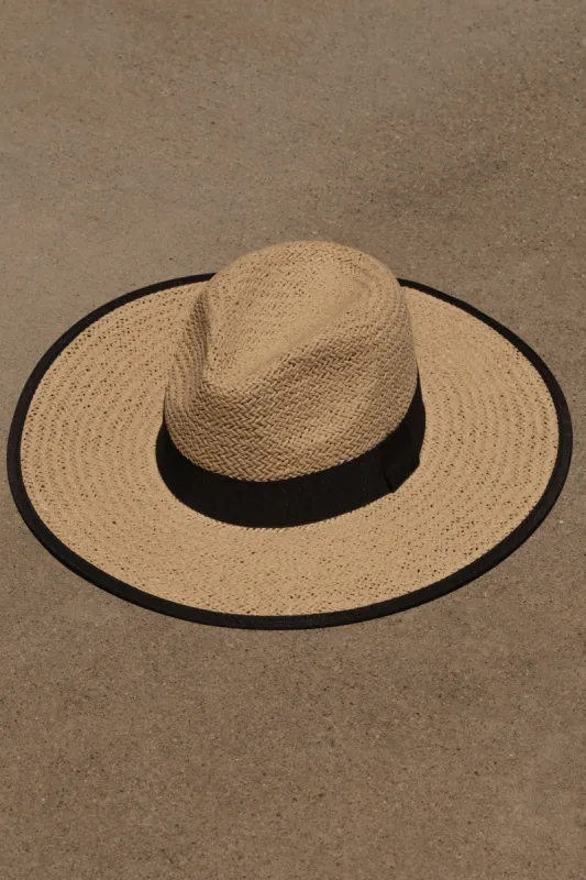 Ivory Vista Dorada Straw Hat sold by JLUXLABEL