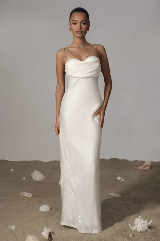 White Iridescent Visions Of You Dress sold by JLUXLABEL