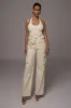 Cream Aeris Pant Set sold by JLUXLABEL