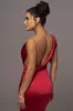 Red Satin Belle Maxi Dress sold by JLUXLABEL