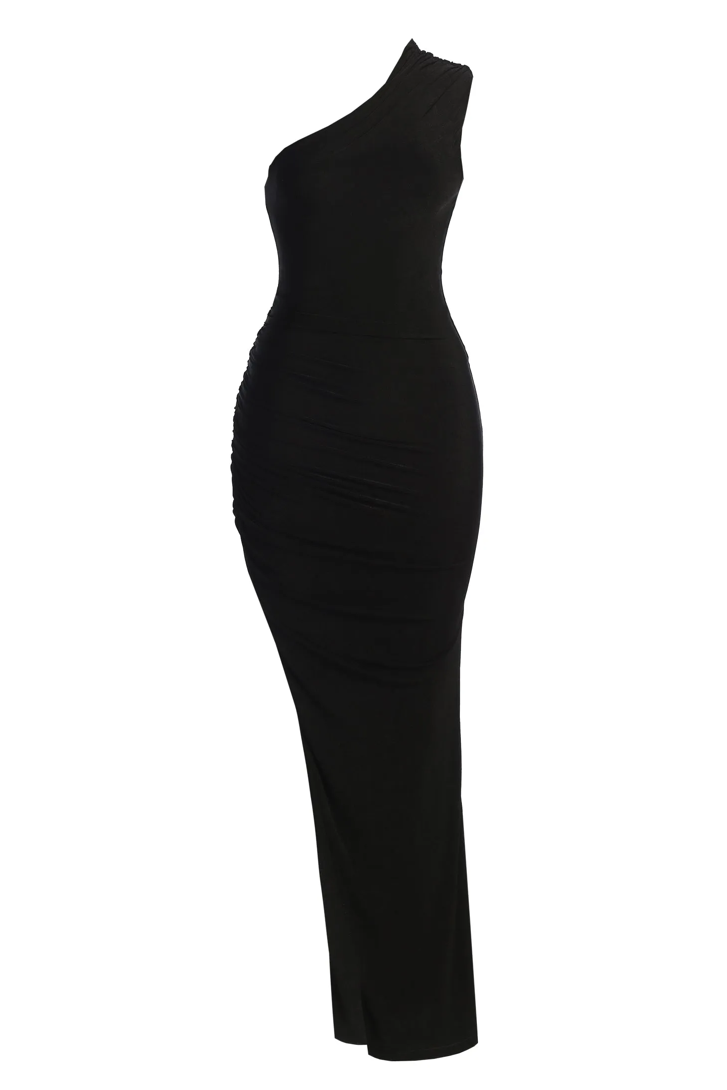 Black Eden One Shoulder Maxi Dress sold by JLUXLABEL product image thumbnail 3