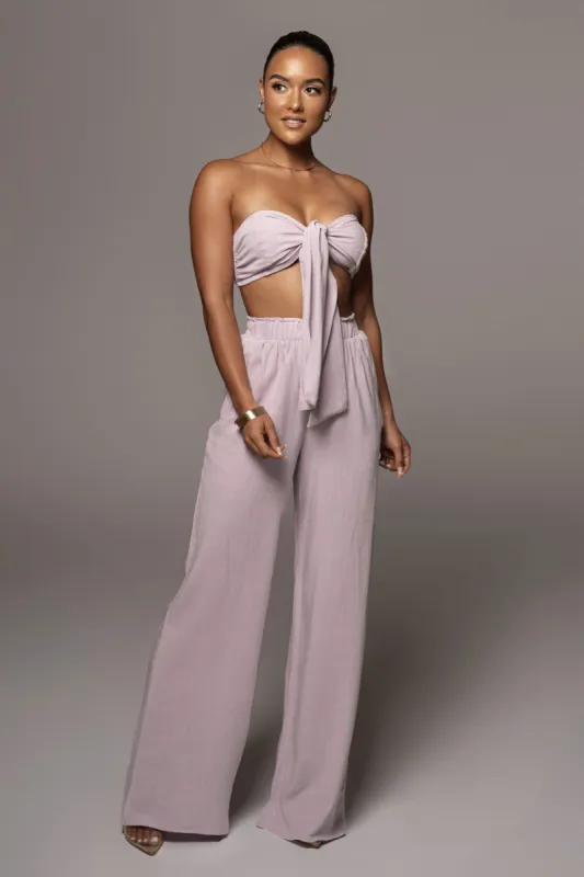 Purple More Love Linen Set sold by JLUXLABEL