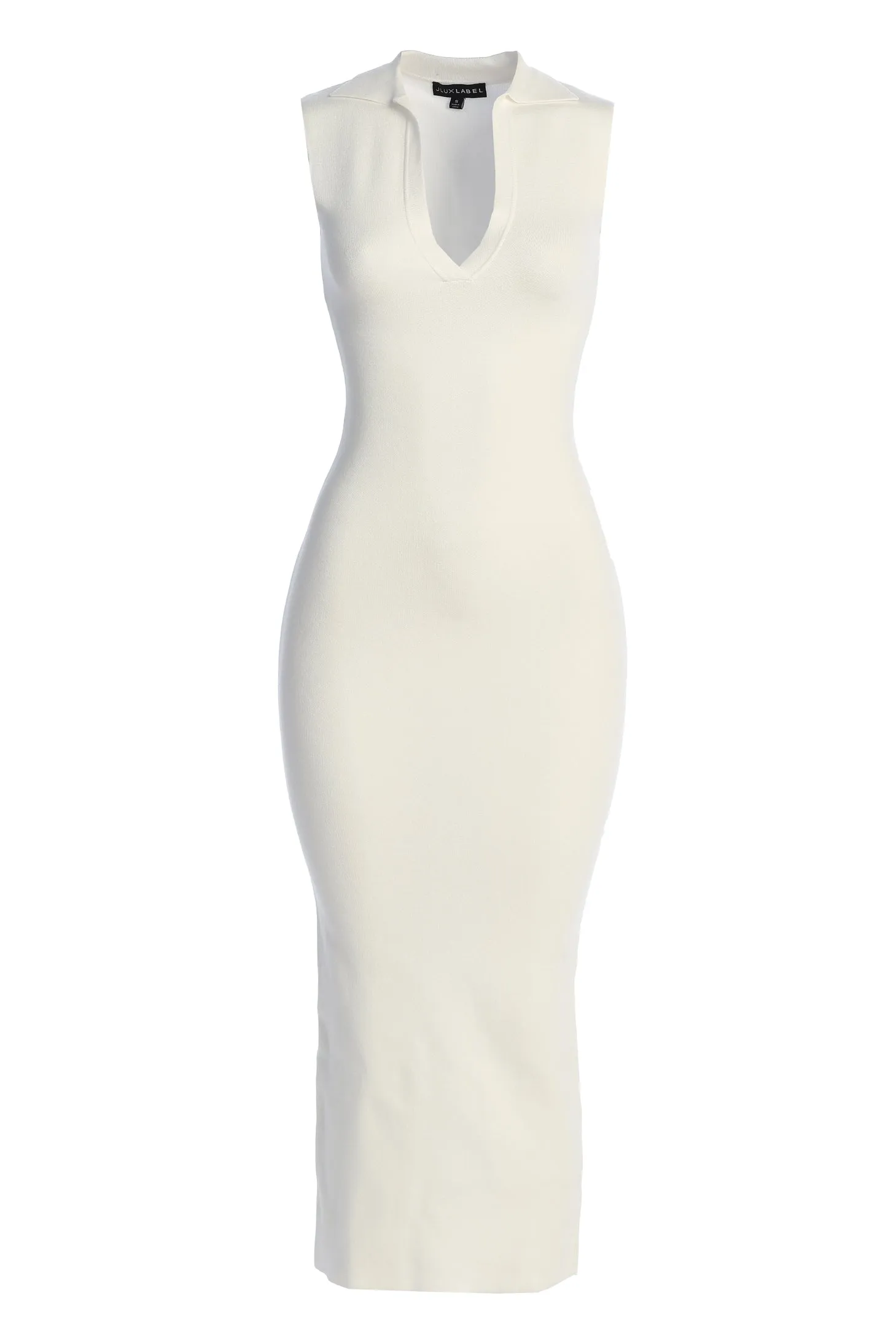 White Never Better Midi Dress sold by JLUXLABEL product image thumbnail 4