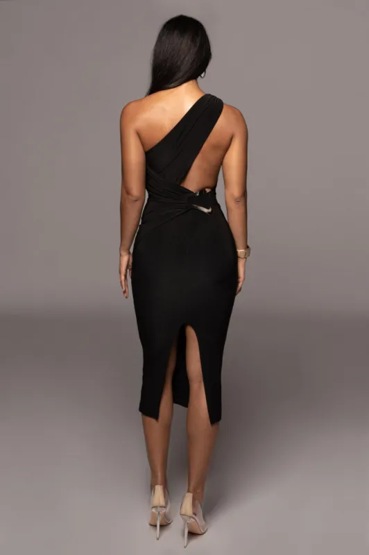 Noir For The Night One Shoulder Dress sold by JLUXLABEL