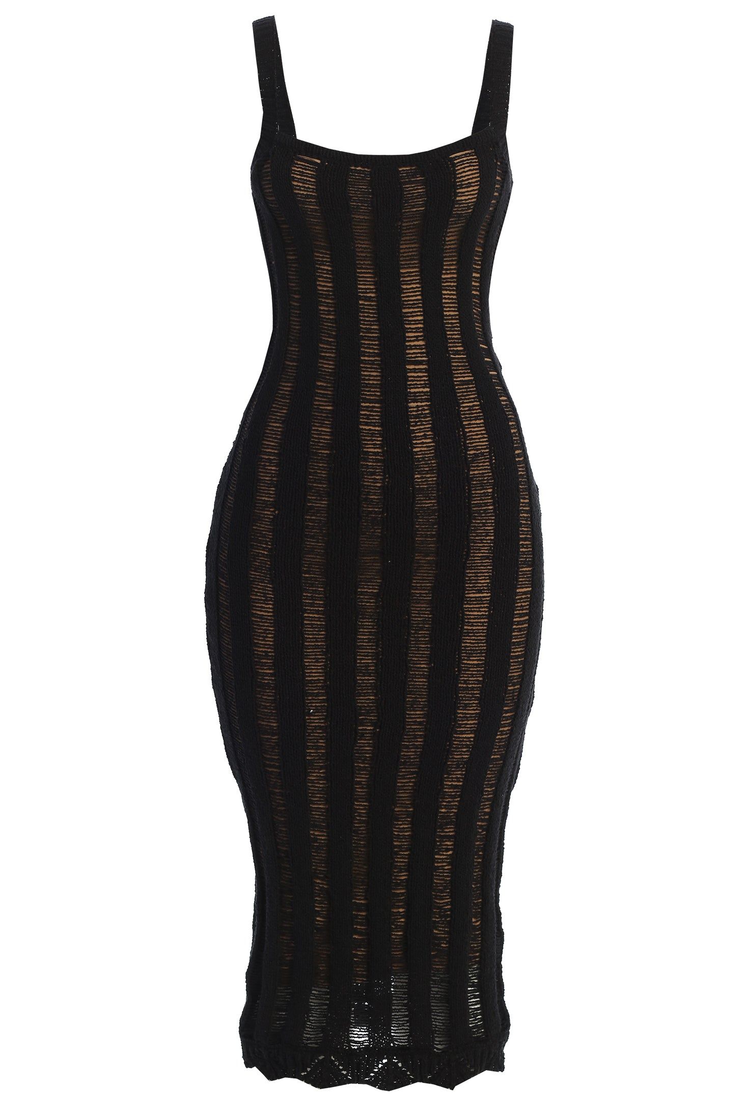 Noir Fine Knit Midi Dress sold by JLUXLABEL