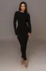 Black Melissa Knit Maxi Dress sold by JLUXLABEL