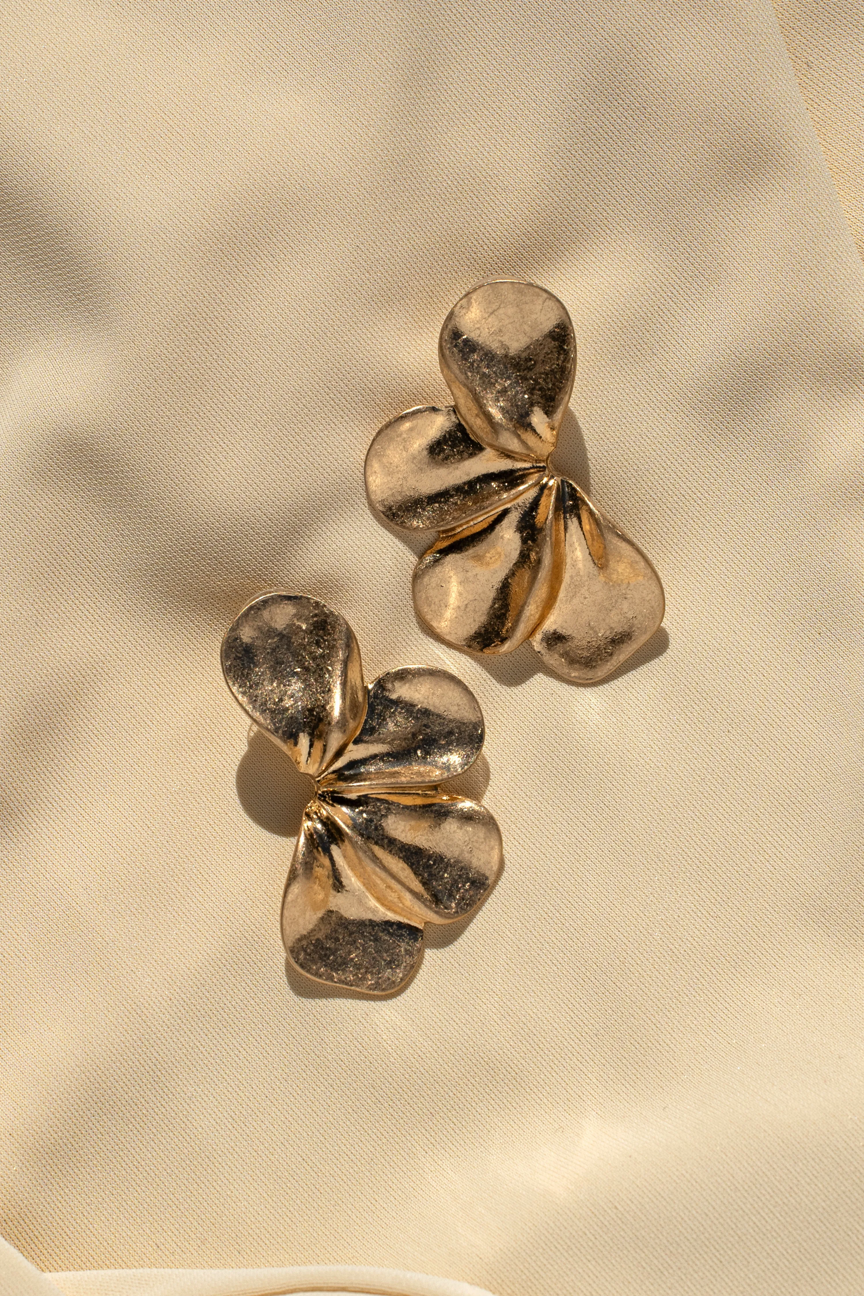 Gold Tropic Earrings sold by JLUXLABEL