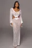 White Summer Daze Crochet Maxi Dress sold by JLUXLABEL