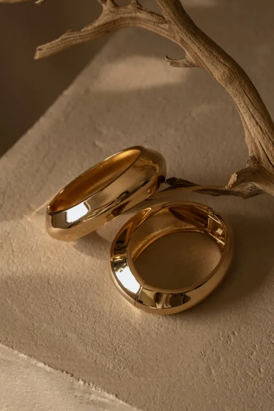 Gold Emmi Bracelet Set sold by JLUXLABEL