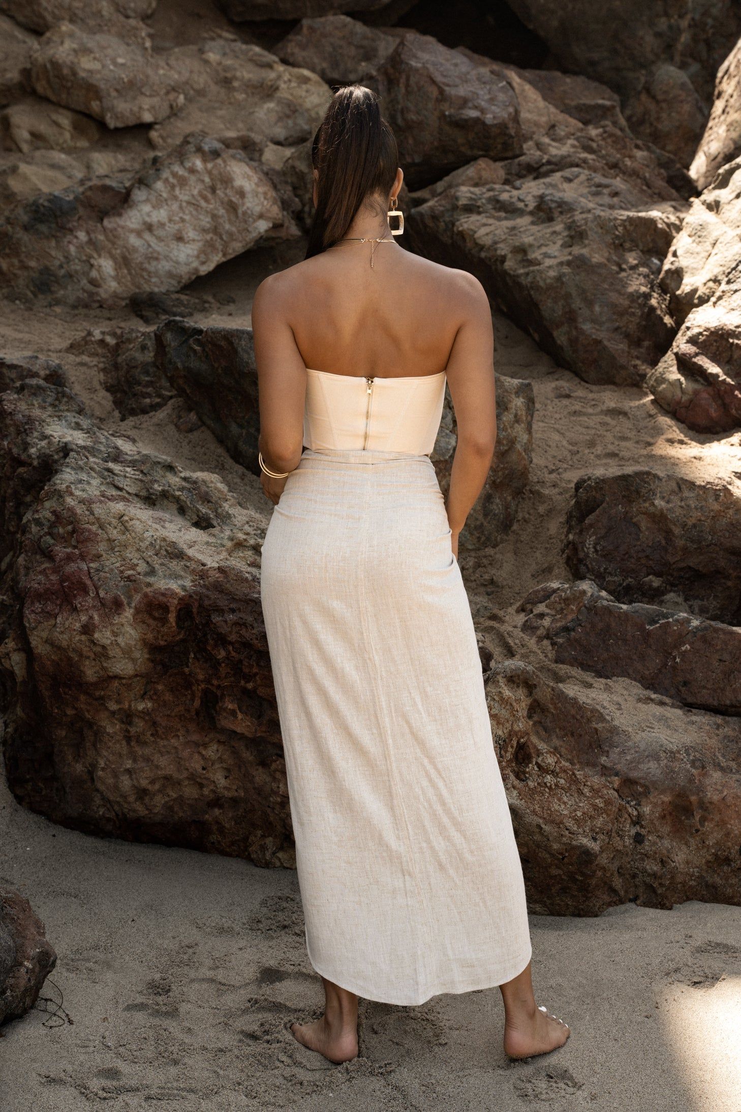 Natural Saylor Linen Sarong sold by JLUXLABEL product image thumbnail 17