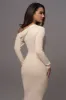 Ivory Night Shimmers Asymmetrical Maxi Dress sold by JLUXLABEL