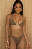Olive Shores Of Gold Bikini Set sold by JLUXLABEL