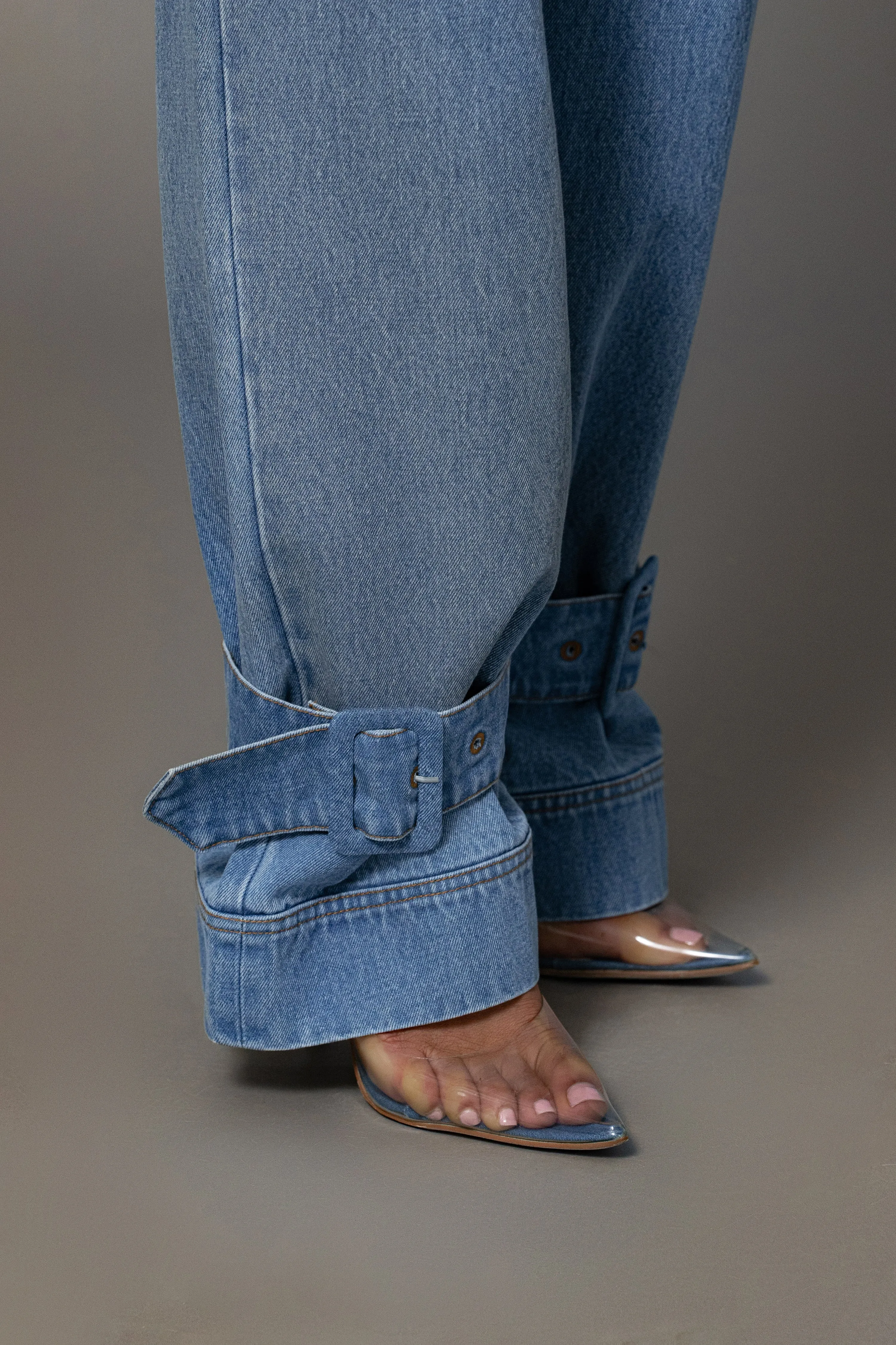 Medium Wash Sissel Denim Jeans sold by JLUXLABEL product image thumbnail 2