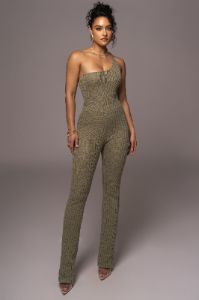 Olive Better Together Ribbed Pants sold by JLUXLABEL