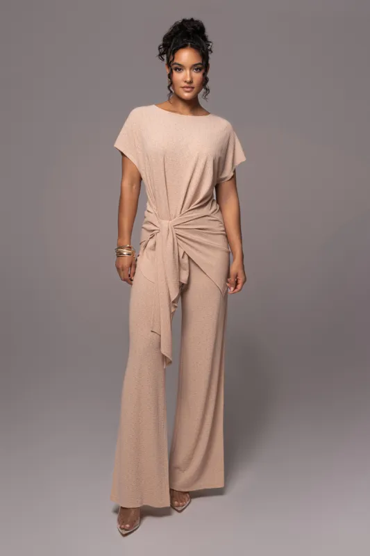 Tan Chase The Sun Two-Piece Set sold by JLUXLABEL