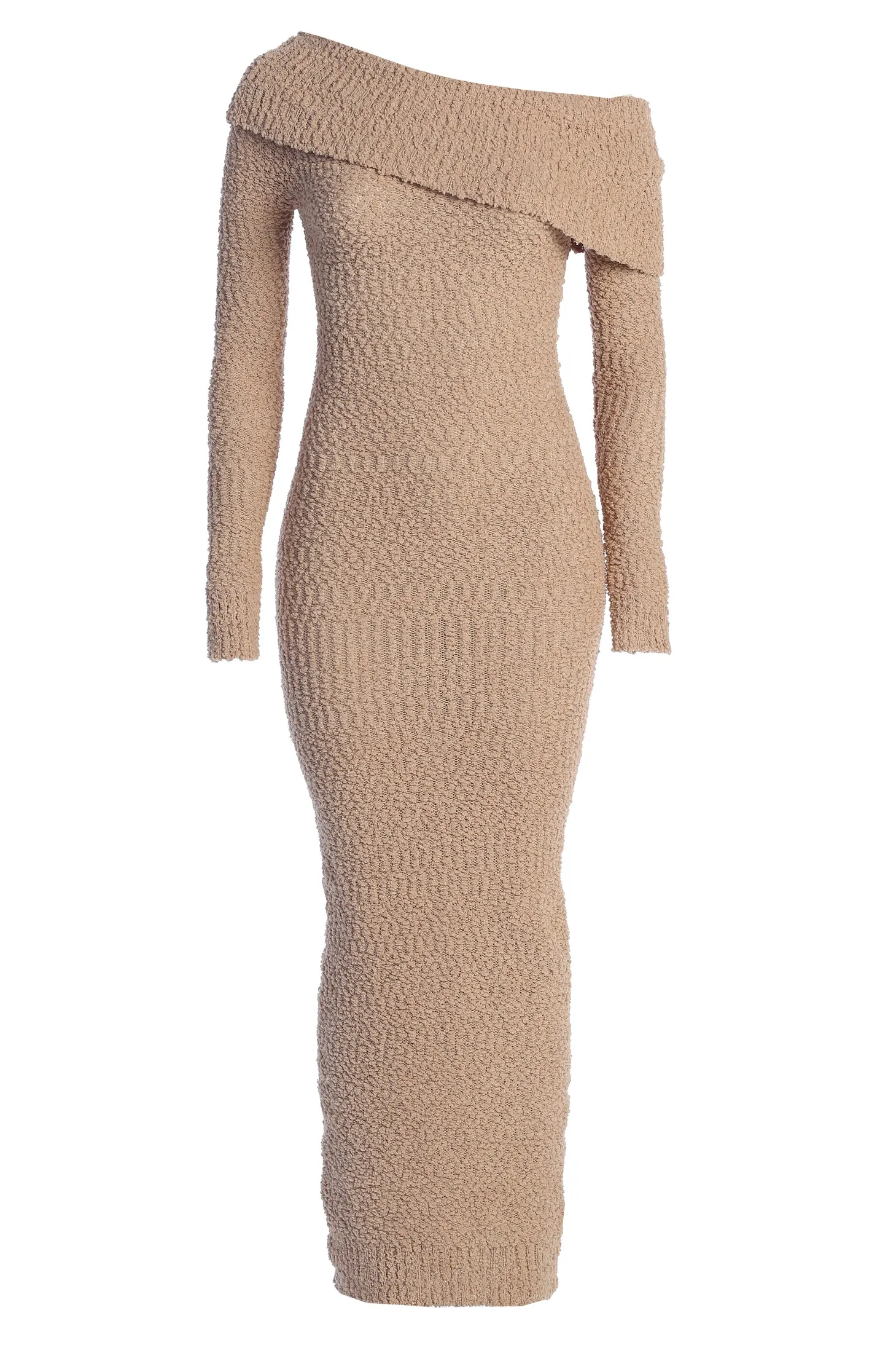Beige Olivea Knit Maxi Dress sold by JLUXLABEL product image thumbnail 2