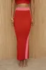 Red Heartbreaker Two-Piece Skirt Set sold by JLUXLABEL