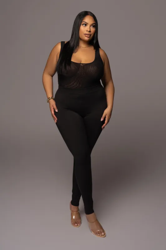 Jluxbasix Black Soft Leggings made by JLUXLABEL
