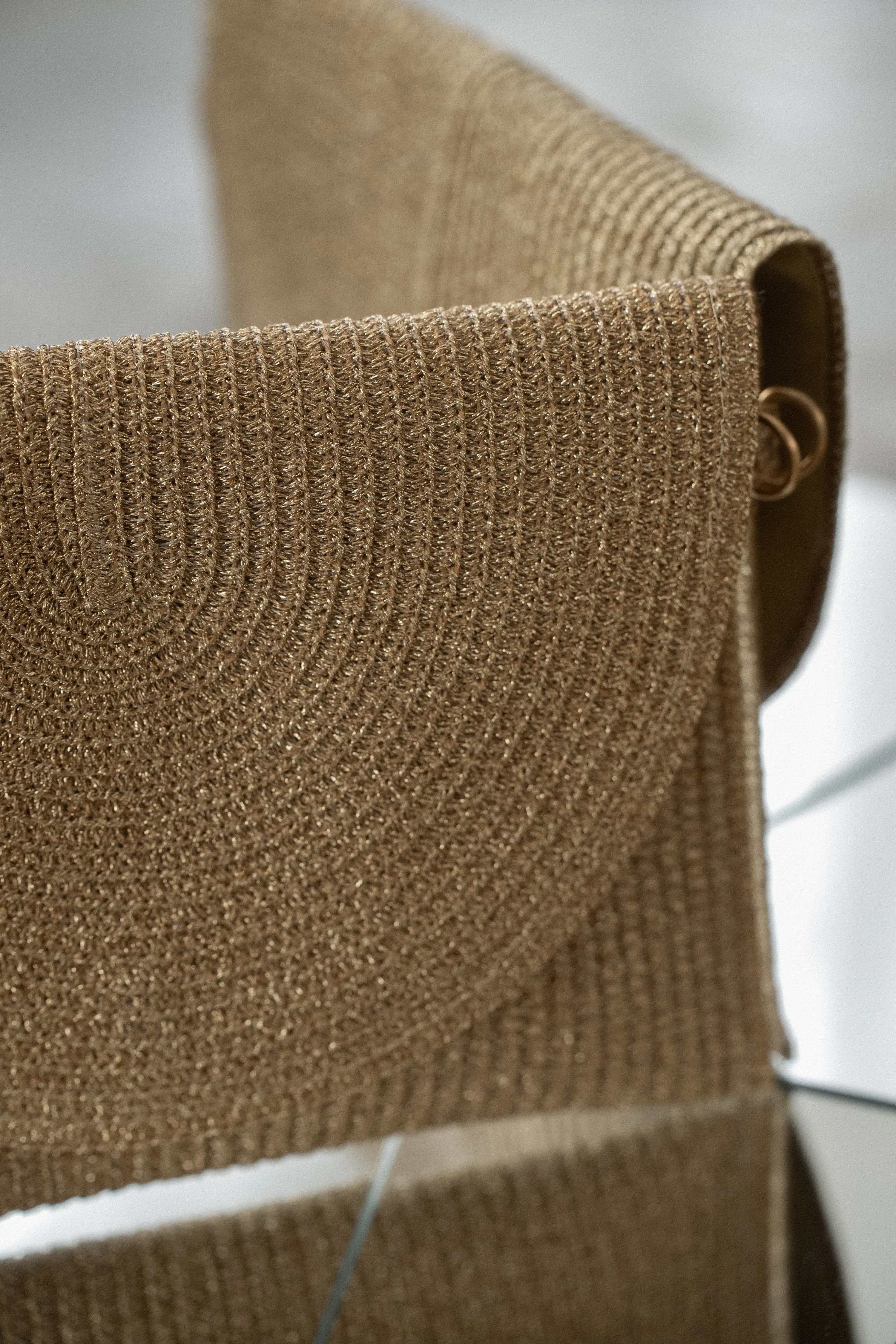 Gold Chloe Woven Clutch sold by JLUXLABEL product image thumbnail 2