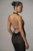 Black Paradise Crochet Maxi Dress sold by JLUXLABEL