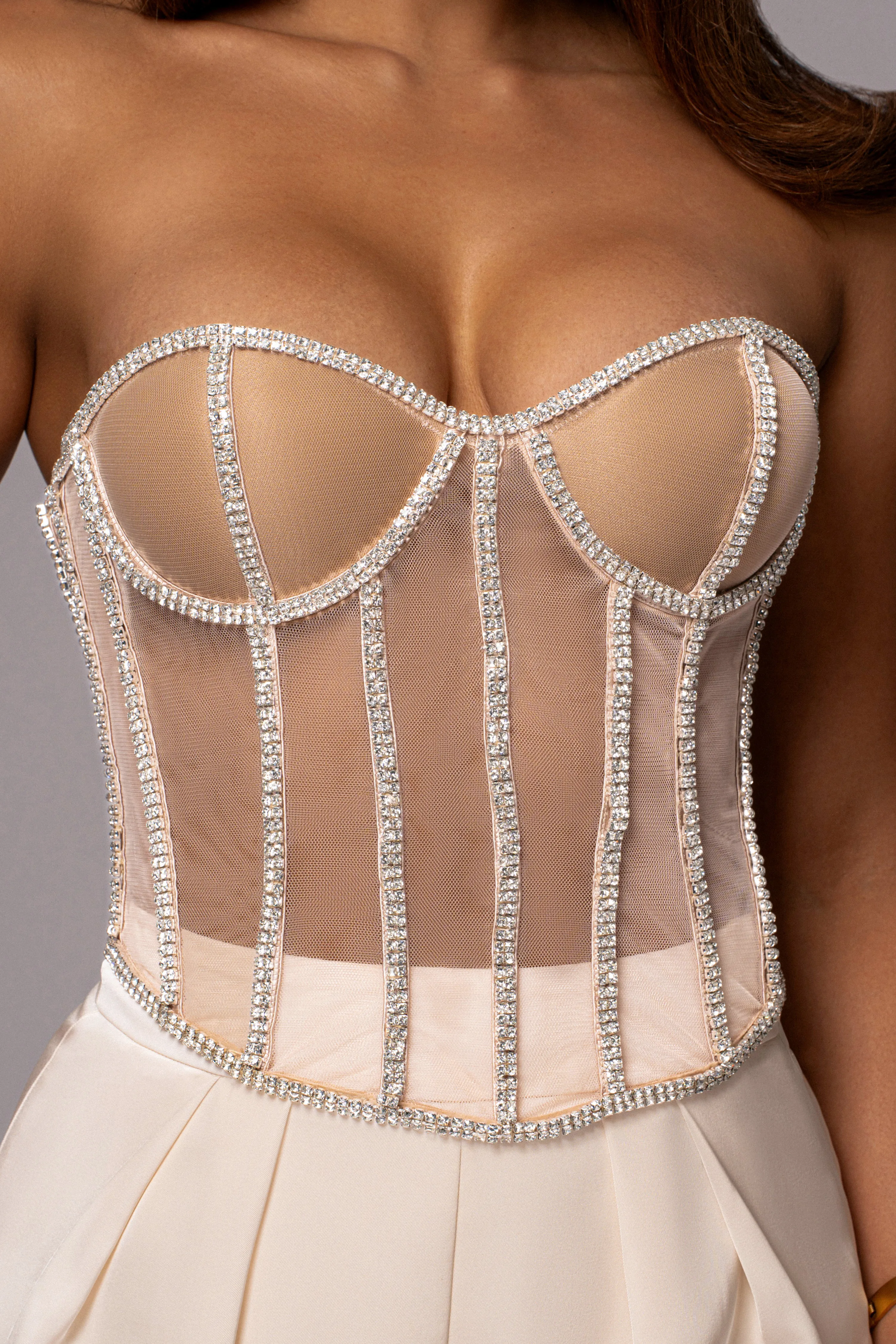 Light Limited Edition Rhinestone Crystal Corset sold by JLUXLABEL product image thumbnail 2