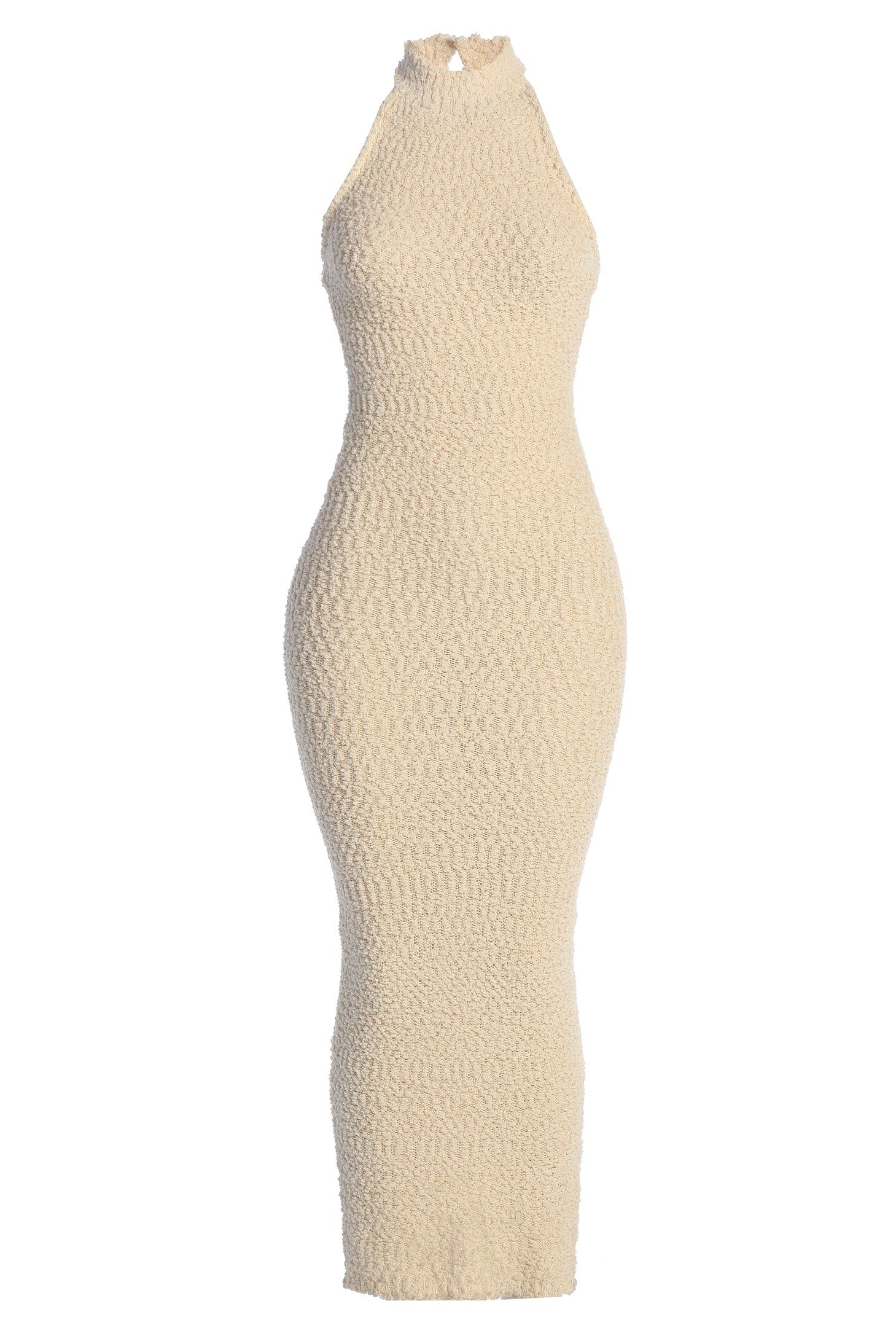 Cream Mikayla Halter Knit Dress sold by JLUXLABEL product image thumbnail 3