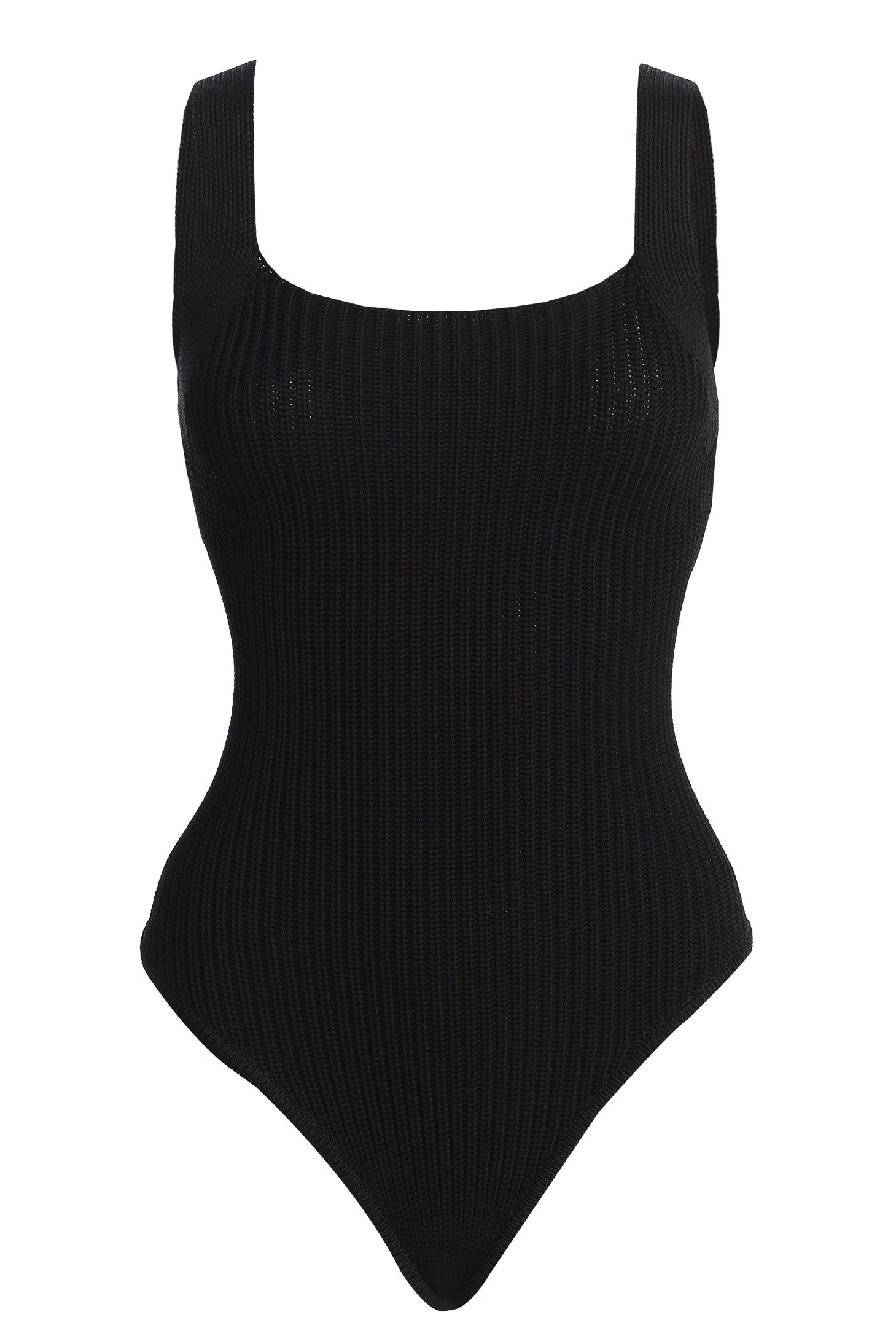 Noir Evette Ribbed Bodysuit sold by JLUXLABEL product image thumbnail 2