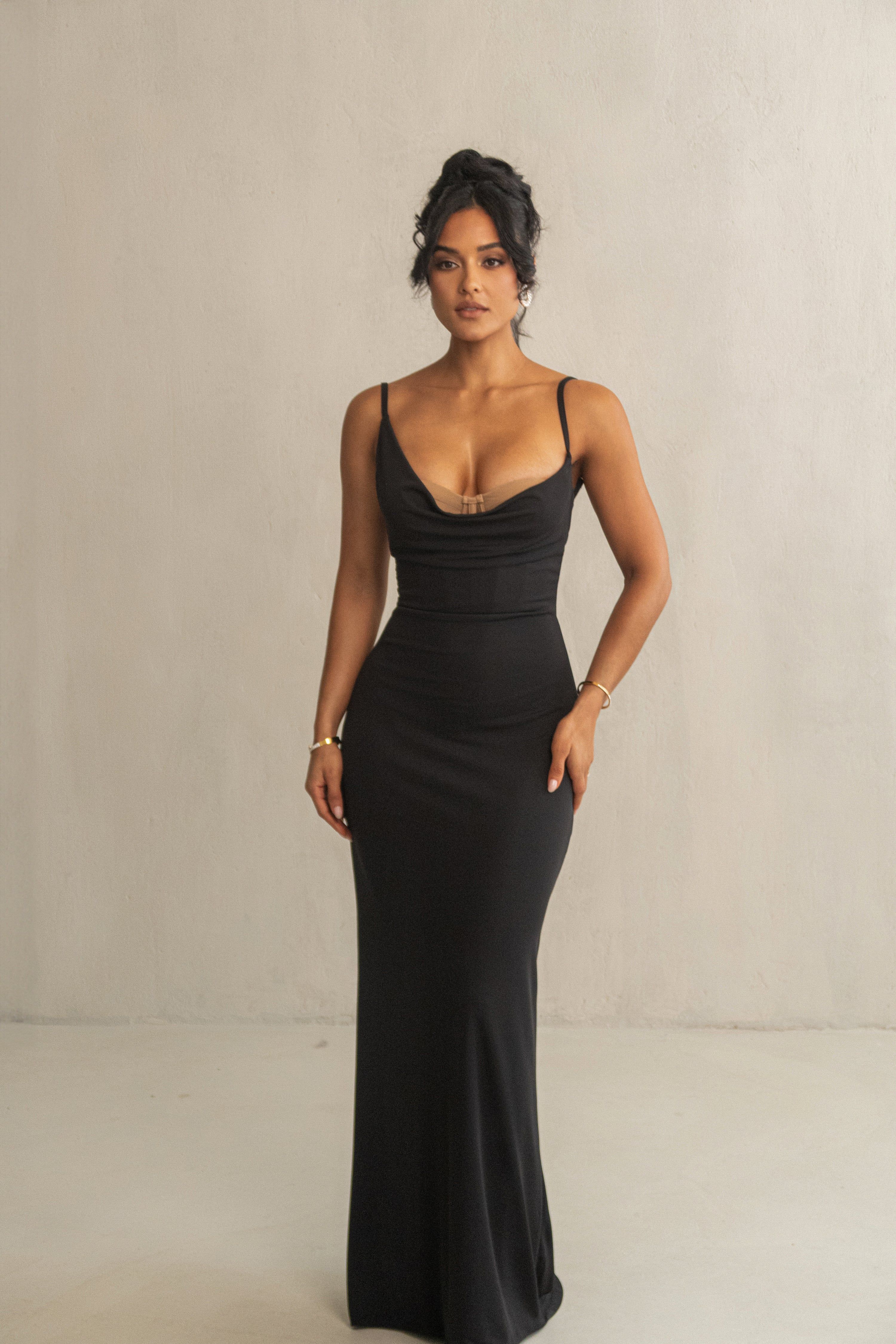 Black Until Forever Maxi Dress sold by JLUXLABEL product image thumbnail 4