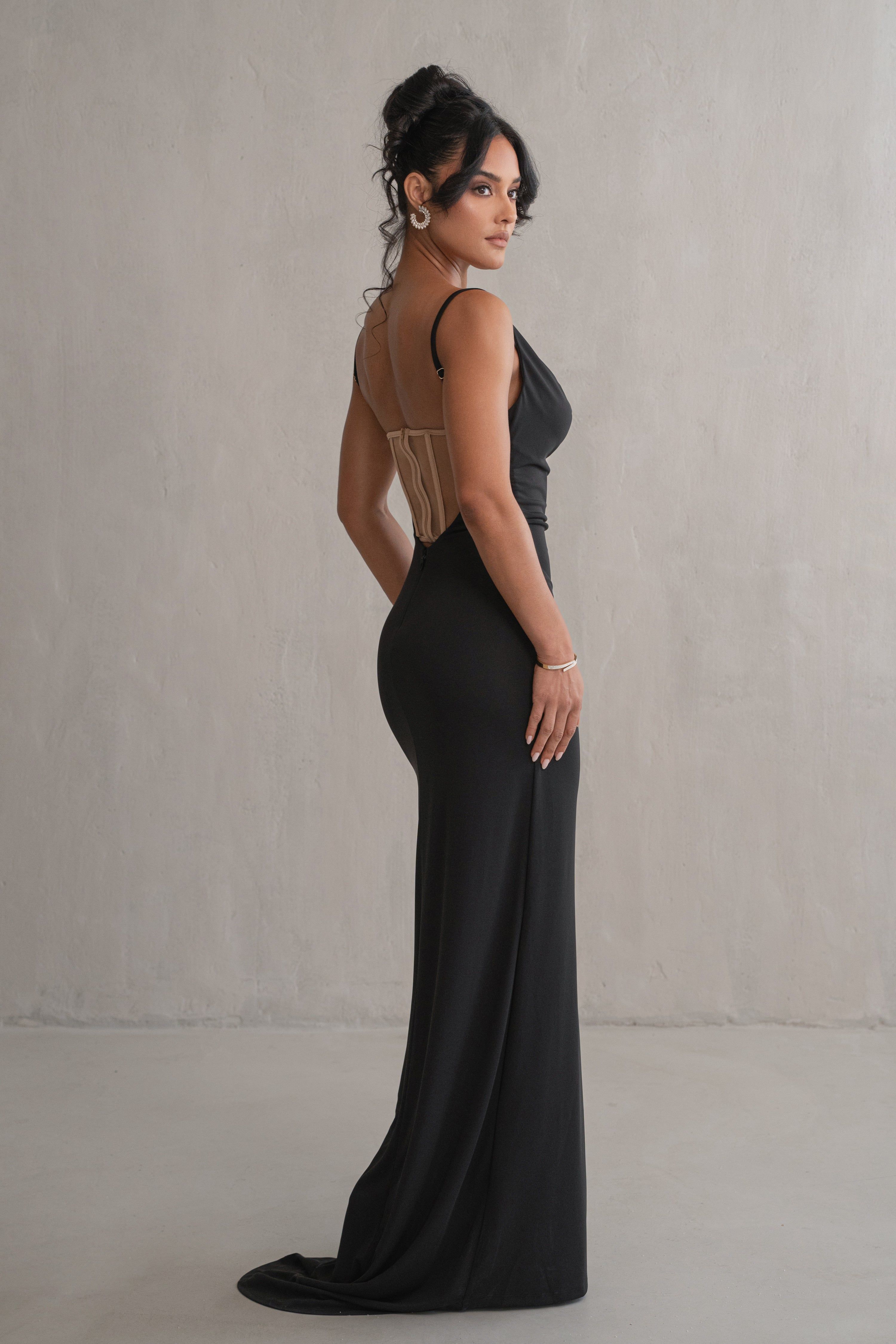 Black Until Forever Maxi Dress sold by JLUXLABEL product image thumbnail 2