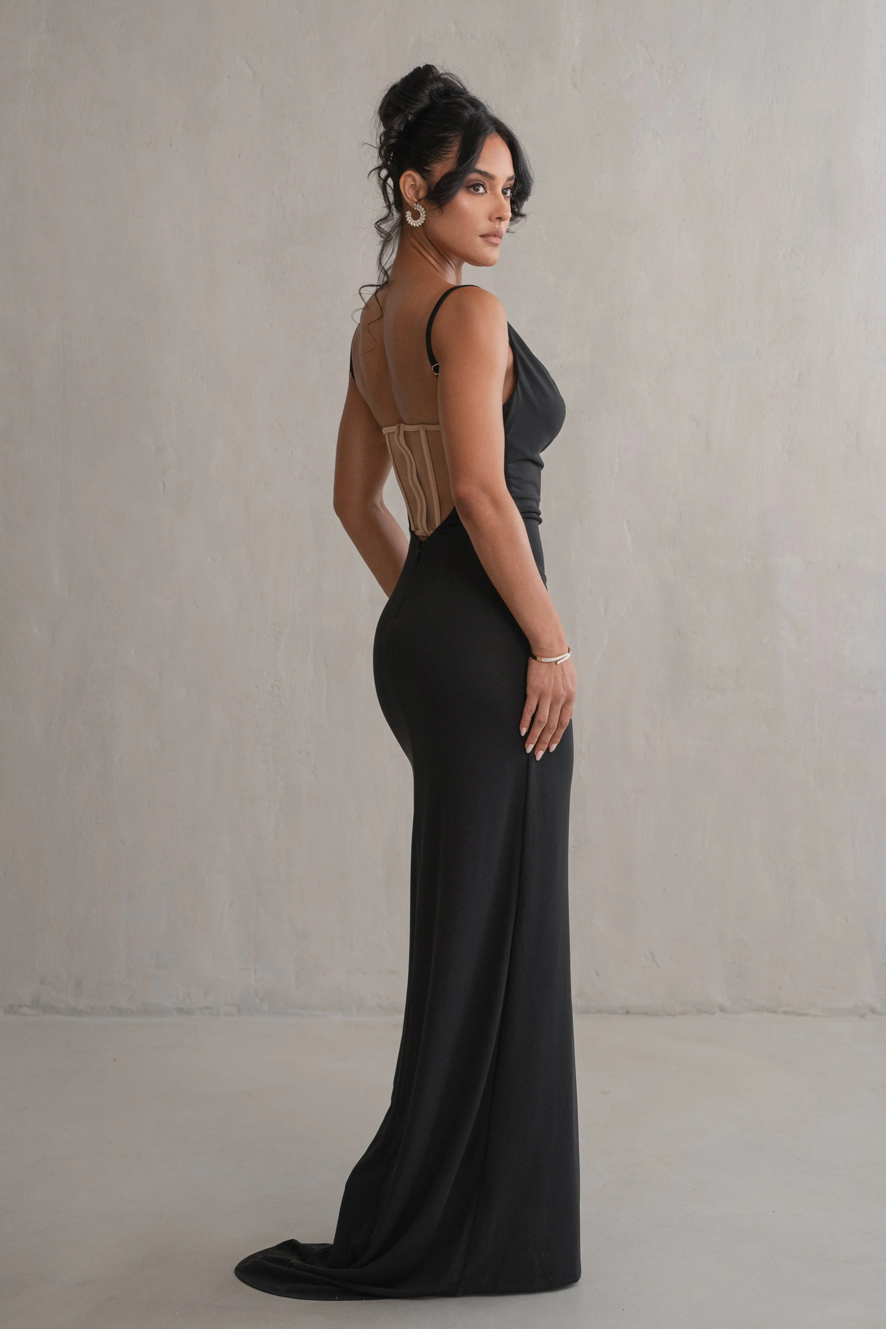 Black Until Forever Maxi Dress sold by JLUXLABEL product image thumbnail 2