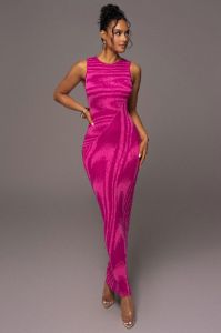 Pink Chasing Dawn Maxi Dress sold by JLUXLABEL