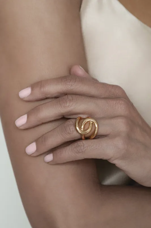 Gold Elements Ring sold by JLUXLABEL