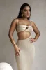 Beige Coastal Escape Dress sold by JLUXLABEL
