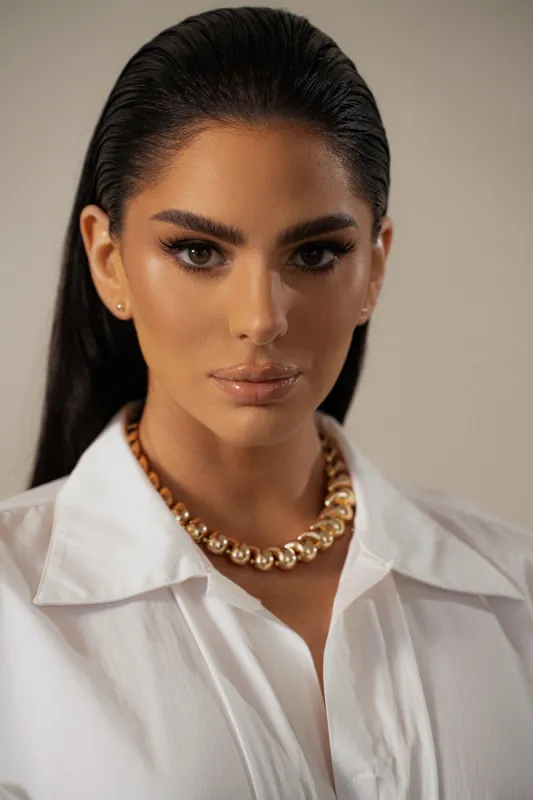 Gold Carta Necklace Set sold by JLUXLABEL