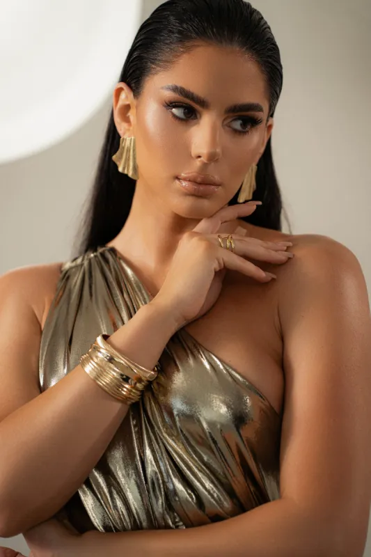 Gold Tess Bracelet Set sold by JLUXLABEL