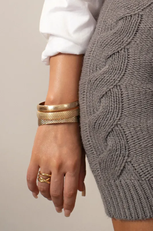 Gold Cori Bracelet Set sold by JLUXLABEL