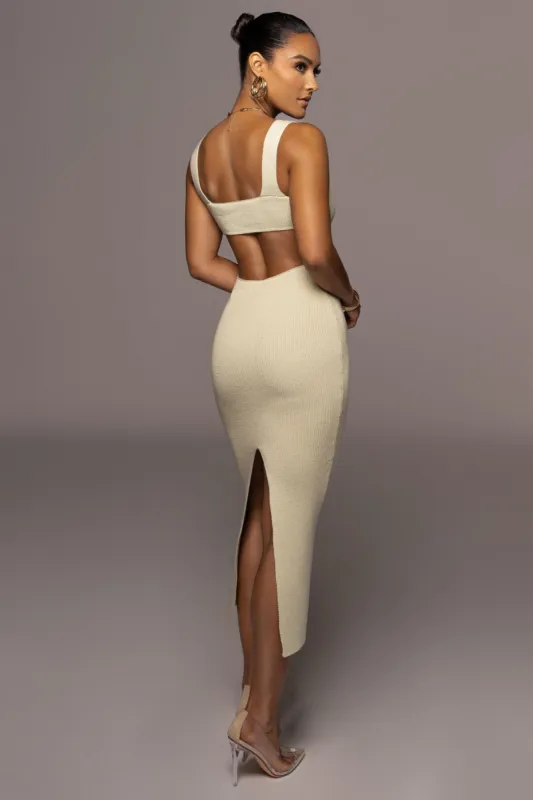 Mint Kaitlyn Ribbed Maxi Dress sold by JLUXLABEL