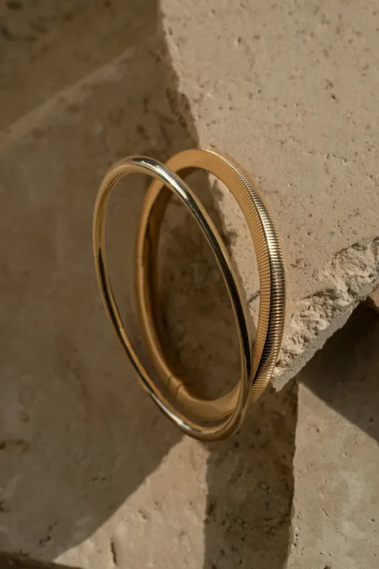 Gold Jordie Bracelet Set sold by JLUXLABEL