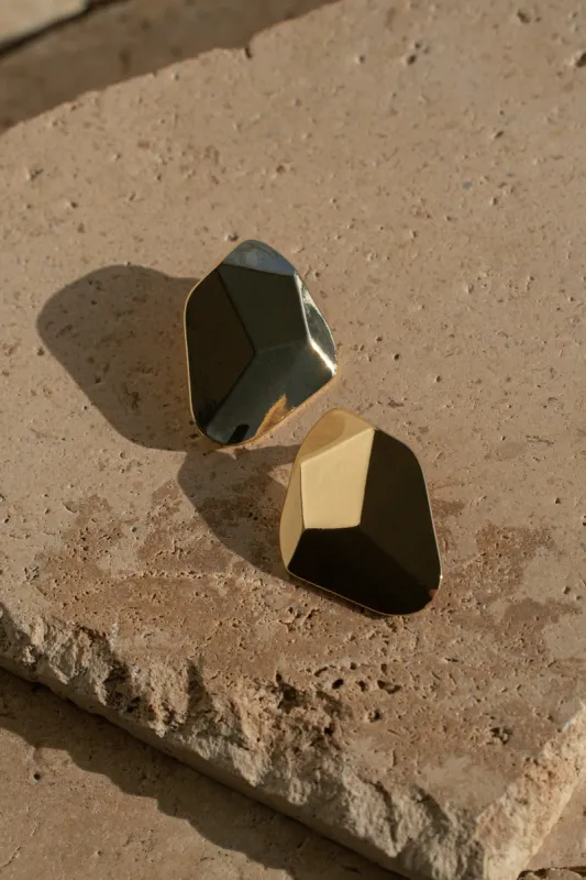 Gold Adela Earrings sold by JLUXLABEL