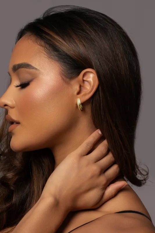 Gold Jaylin Earrings sold by JLUXLABEL