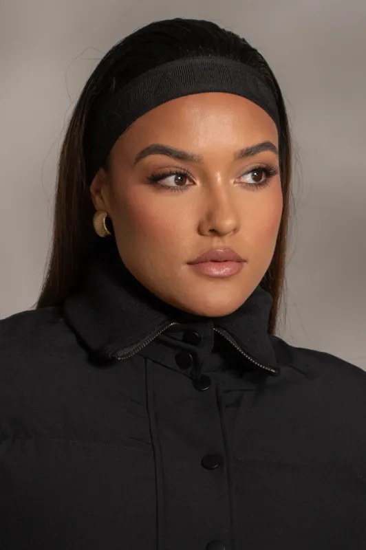 Black Jluxlabel Performance Headband sold by JLUXLABEL