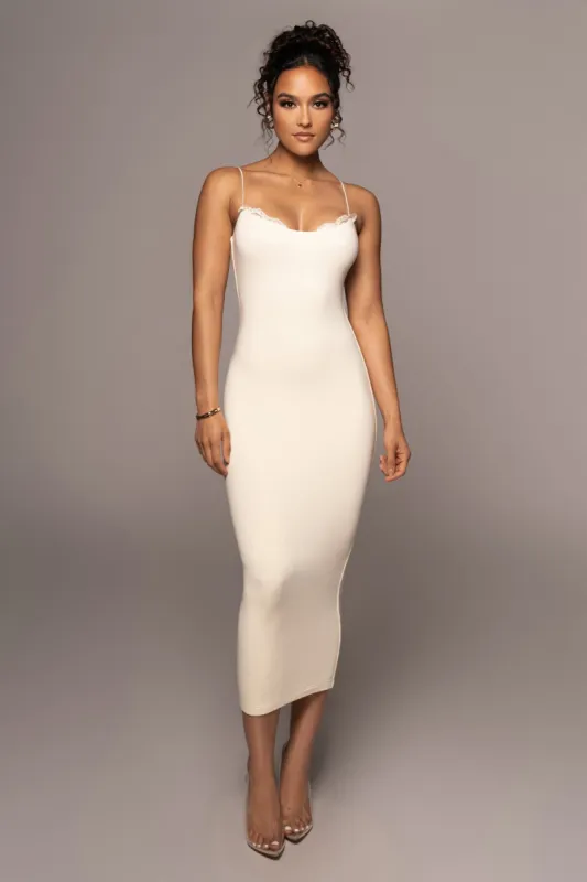 Buttercream Colette Midi Dress sold by JLUXLABEL