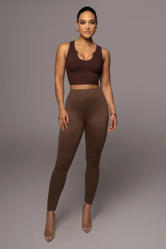 Jluxbasix Chocolate Soft Leggings sold by JLUXLABEL