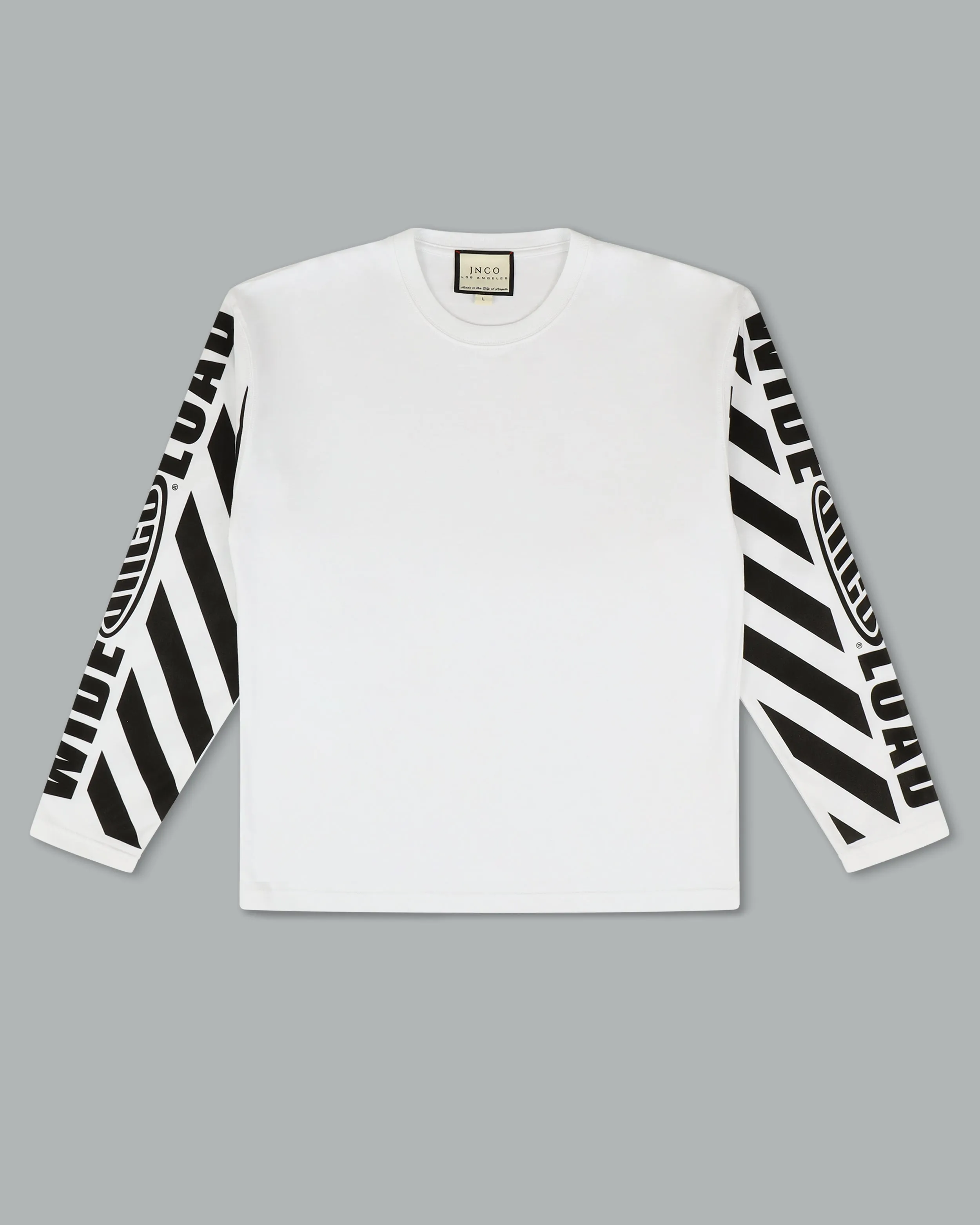 Wide Load Long Sleeve Tee. Optical White. sold by JNCO