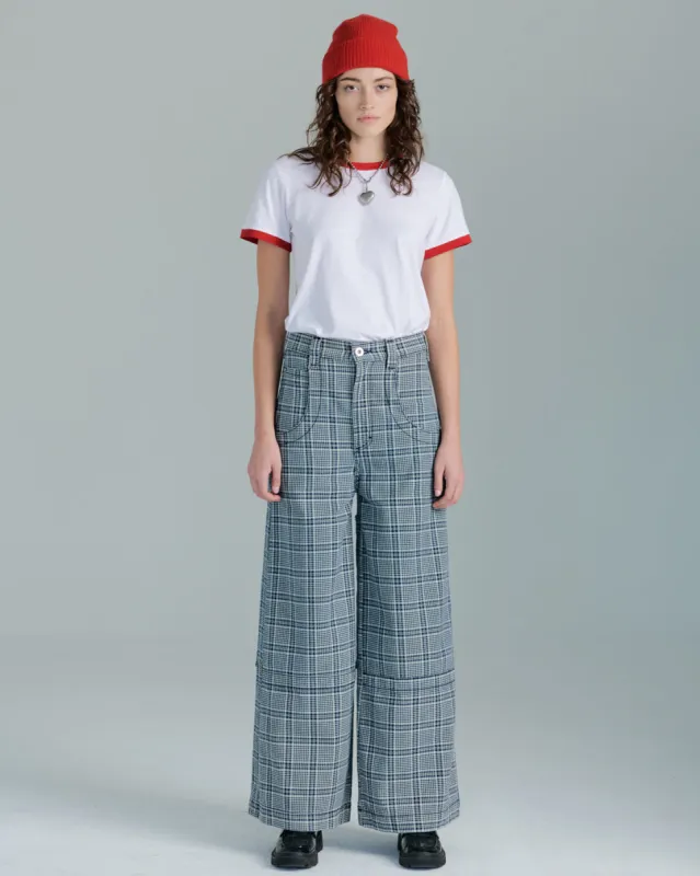 The Camilla Jeans. 27". Vintage Plaid. sold by JNCO