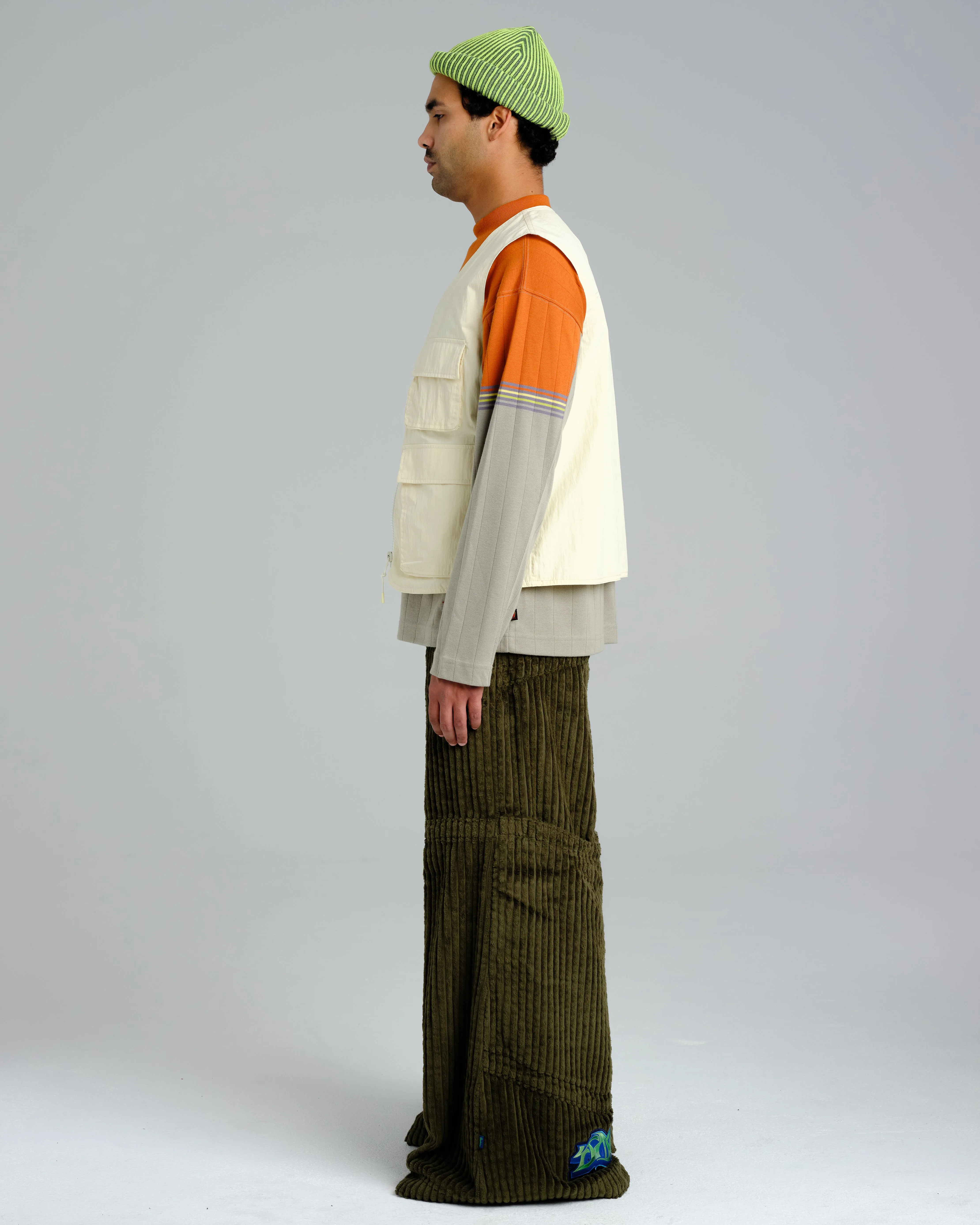 Hangin'. 34". 2 Wale Corduroy. Moss. sold by JNCO product image thumbnail 5