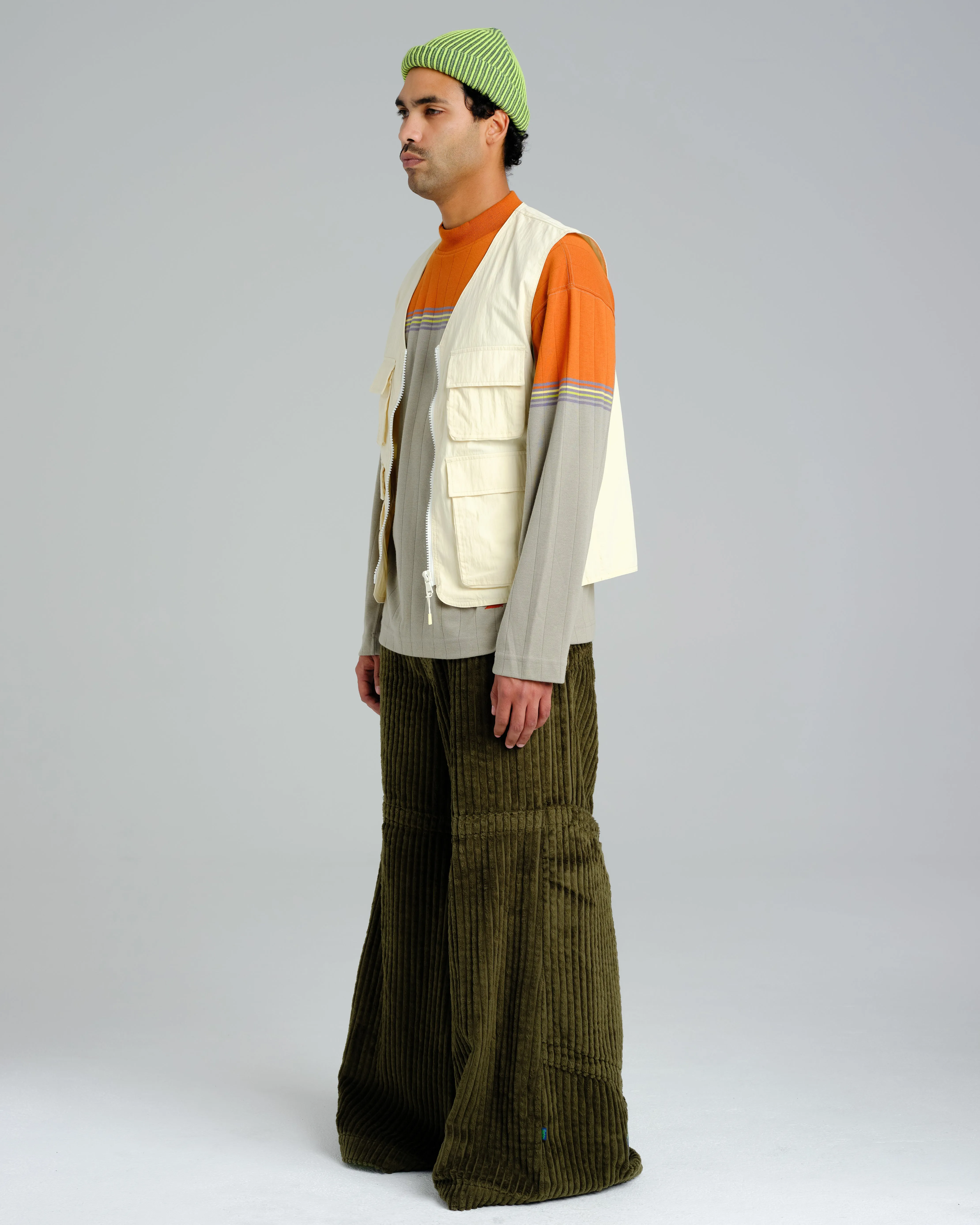Hangin'. 34". 2 Wale Corduroy. Moss. sold by JNCO product image thumbnail 3