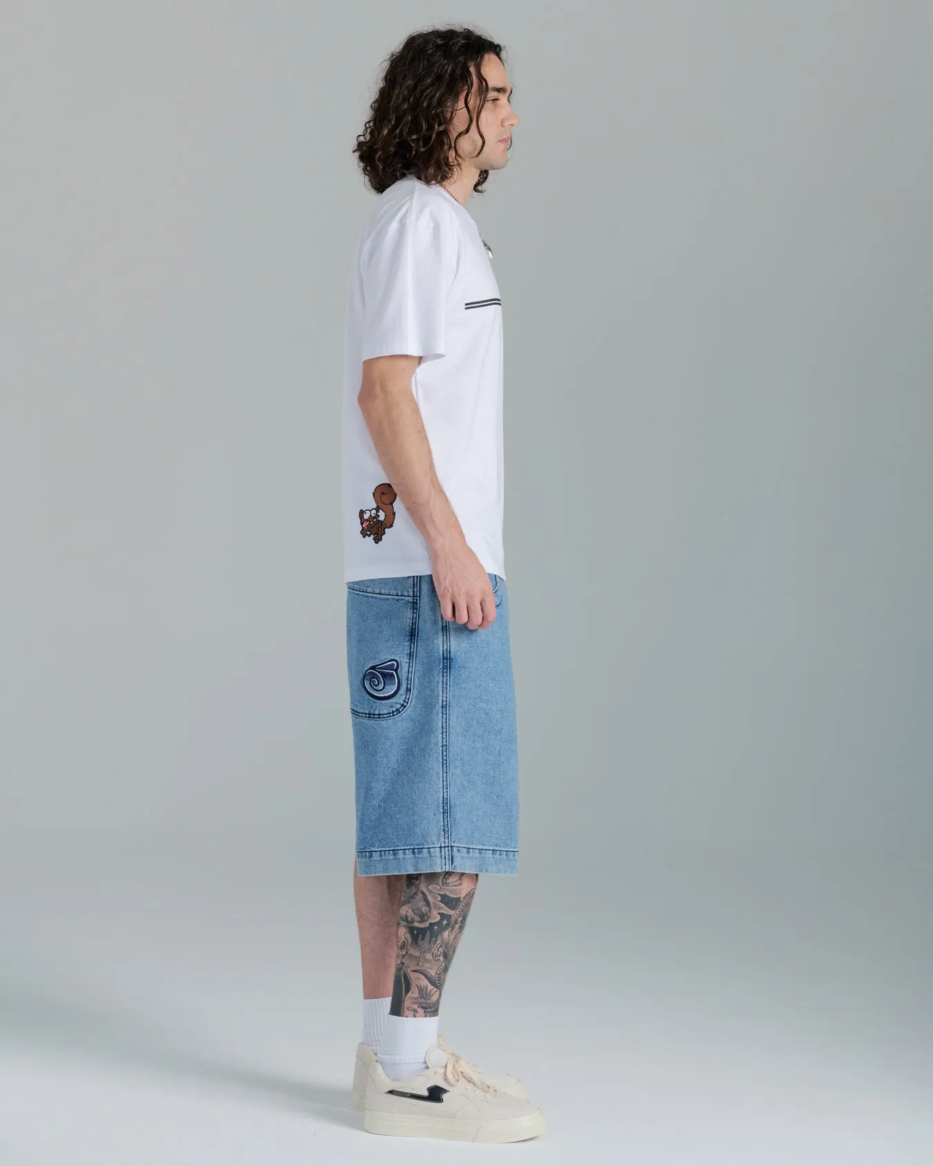 101 Twin Cannon Shorts. 14" Inseam. Antique. sold by JNCO product image thumbnail 4