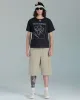 Indicator Cargo Shorts. 14" Inseam. Canvas Khaki. sold by JNCO