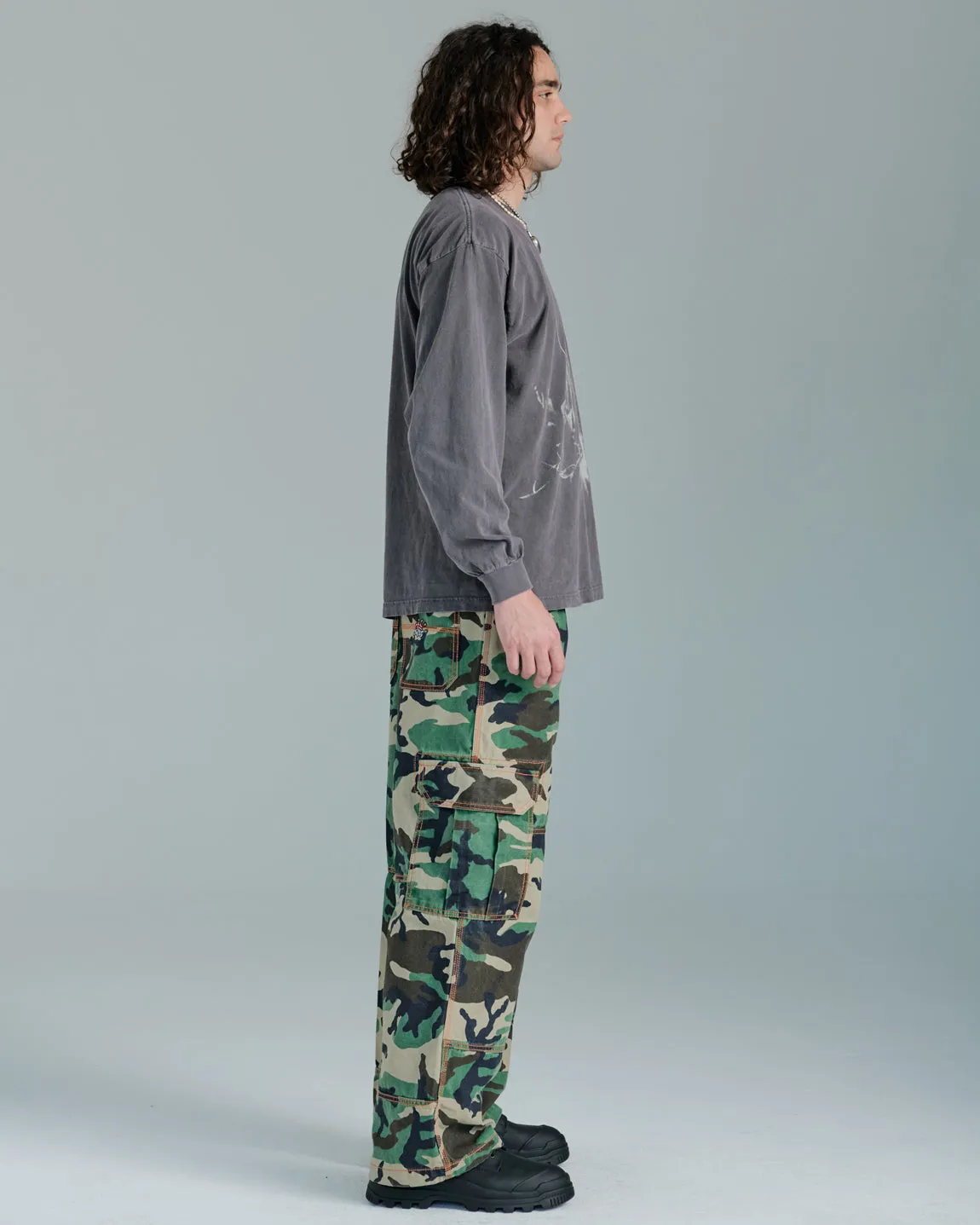 Indicator Cargo Pants. 23”. Canvas Camouflage. sold by JNCO product image thumbnail 4